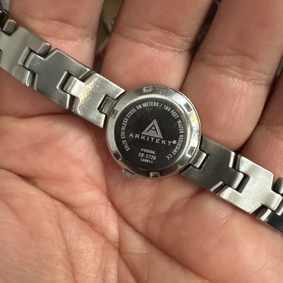 FOSSIL Collection Steel Lady Quartz Round Silver Dial Reference FS-2729 - Picture 2 of 4